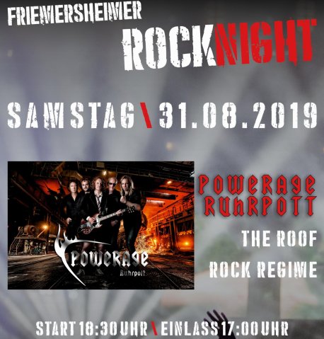 Eventbild von Friemersheimer ROCKNIGHT 3 Live Bands